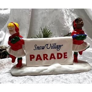 Dept 56 Come Join the Parade sign Original Snow Village #5411.9 w/box